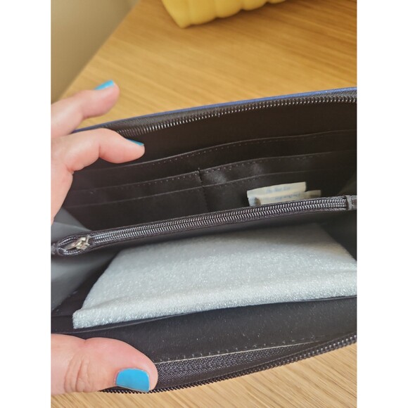 NFL Denver Broncos Curve Zip Organizer Wallet w/ Detachable Strap NWT - Picture 7 of 9